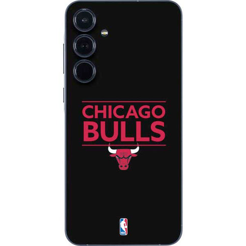 NBA Chicago Bulls Standard - Black Galaxy A35 5G Skin